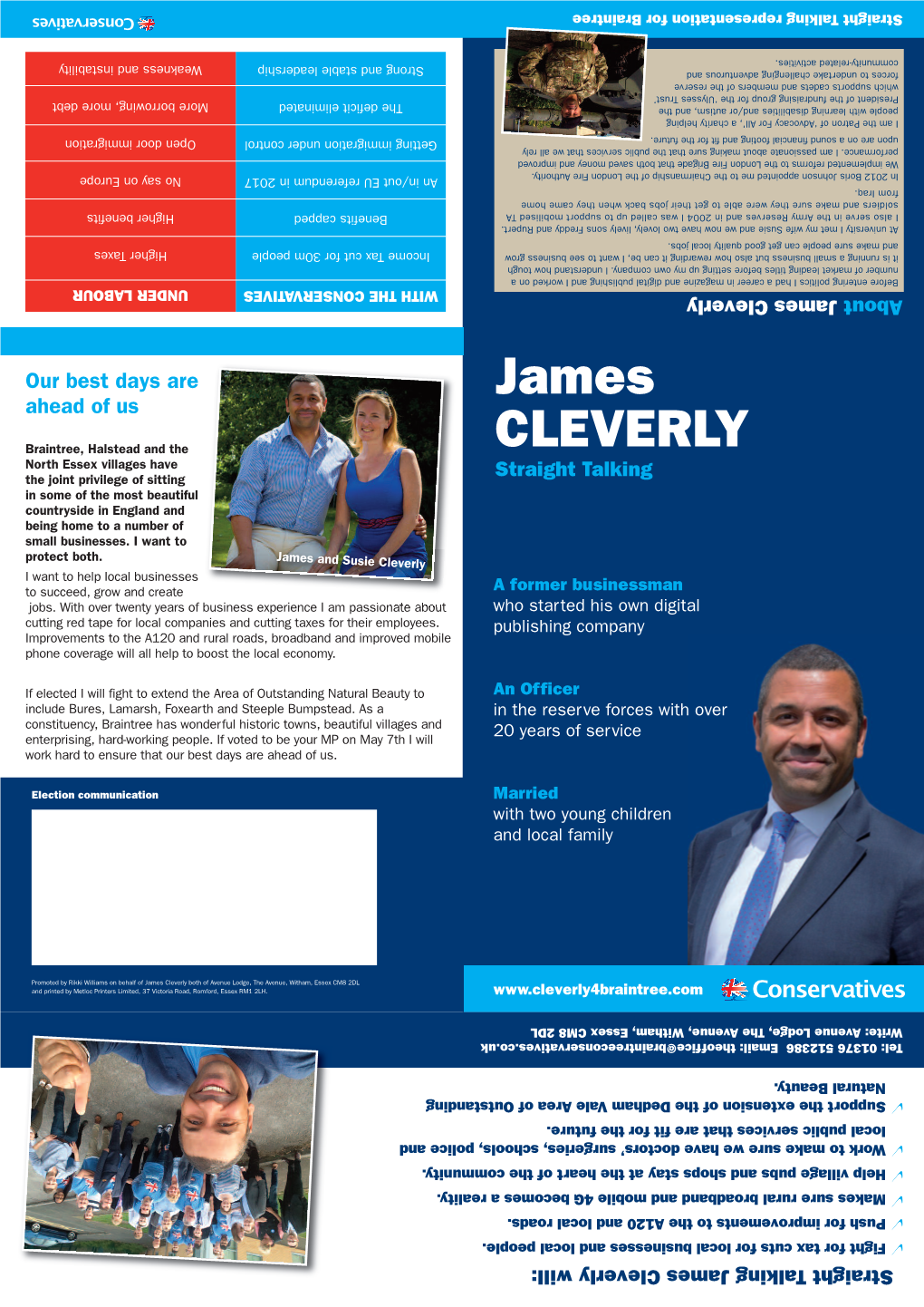 James Cleverly Both of Avenue Lodge, the Avenue, Witham, Essex CM8 2DL