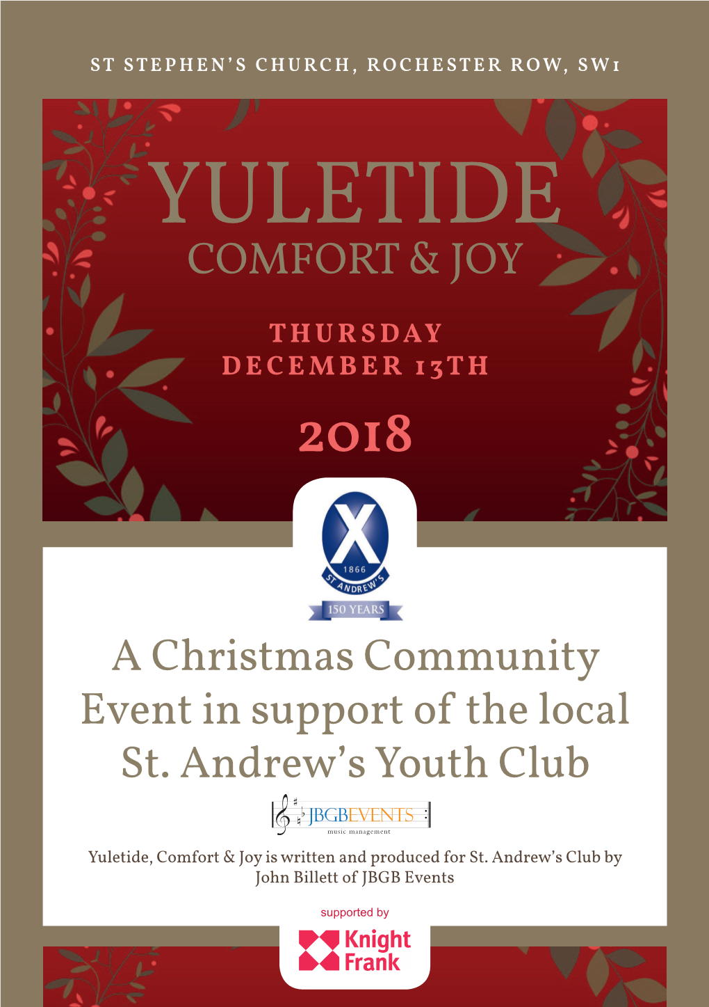 Yuletide Comfort &