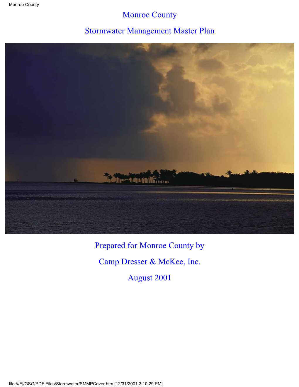 Stormwater Management Master Plan