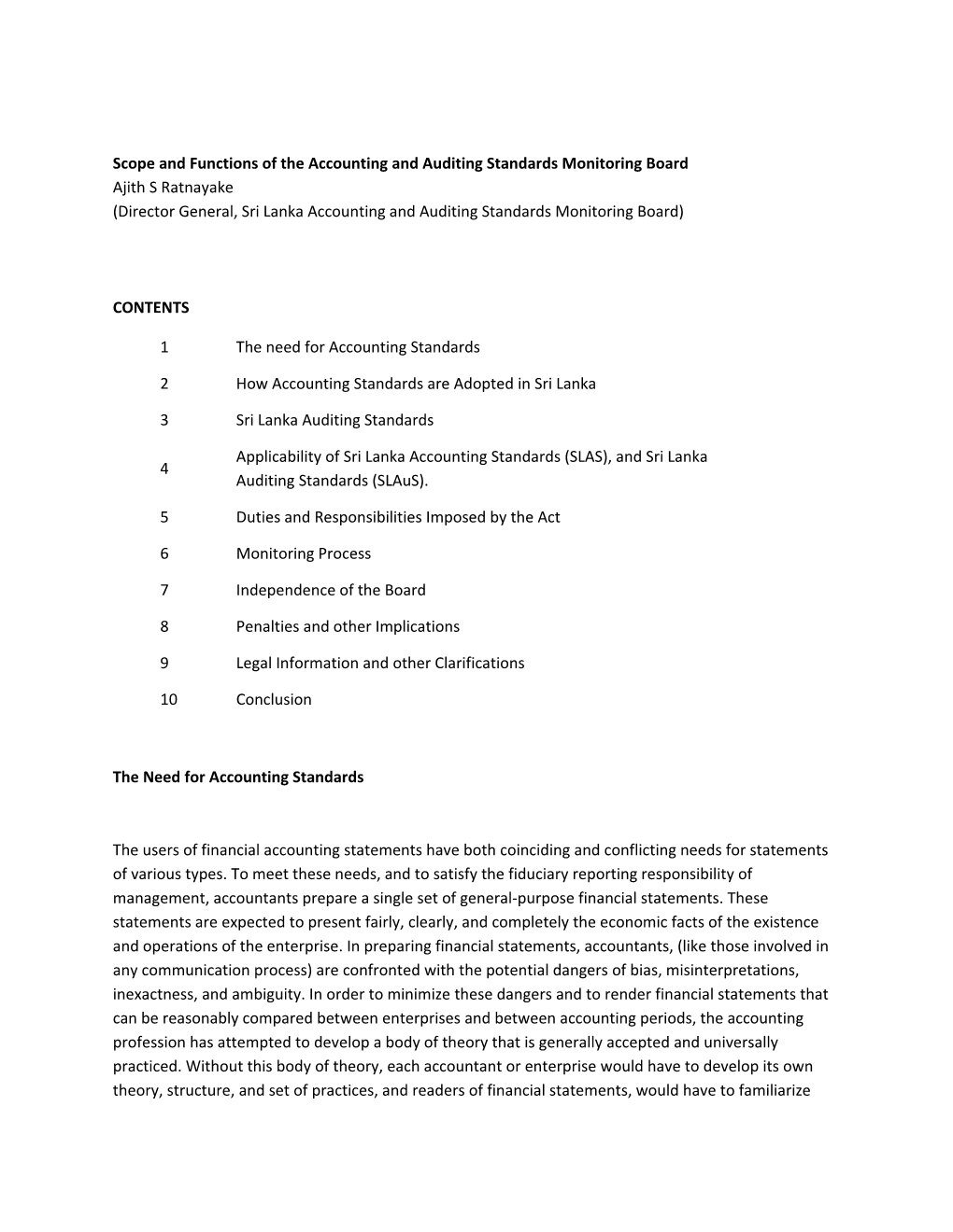 2.1 International Accounting Standards (IAS)