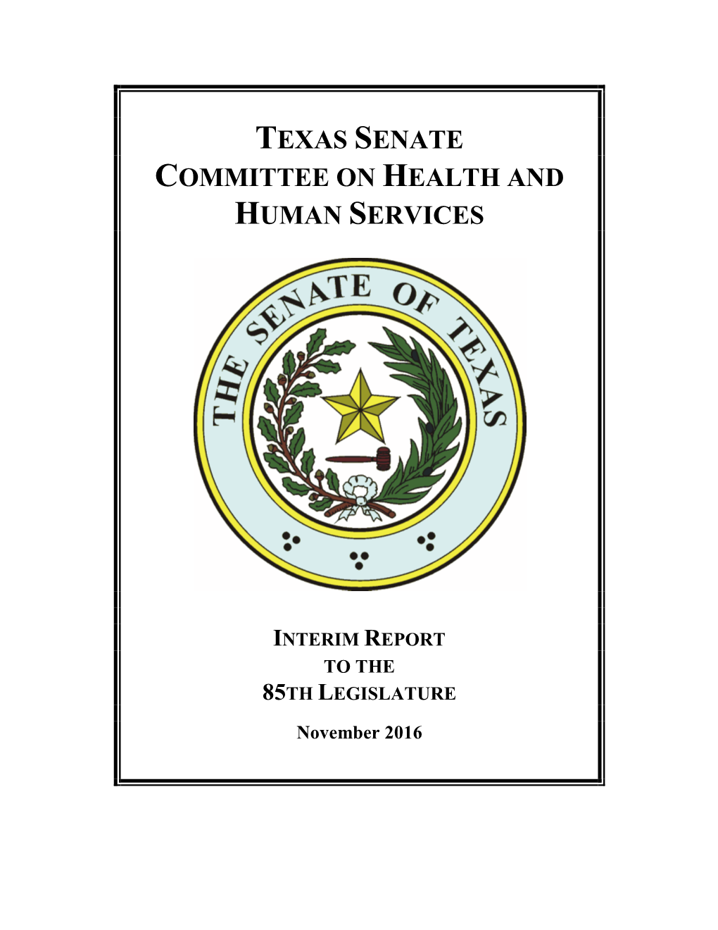 Senate Committee on Health and Human Services