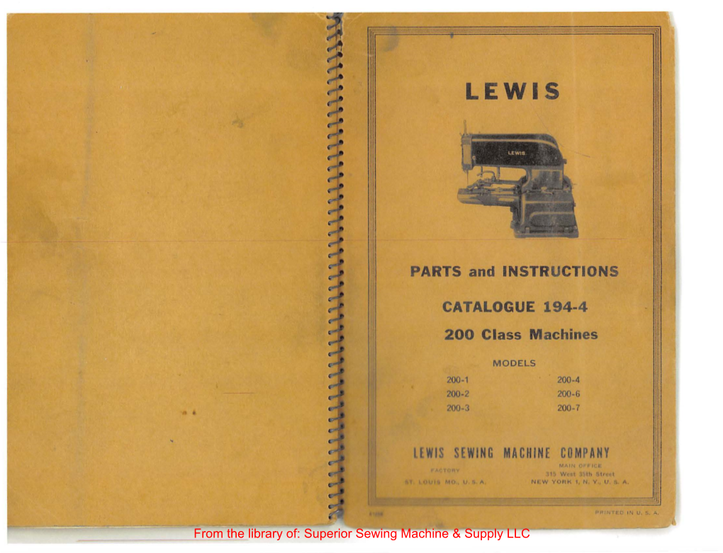 Lewis Sewing Machine Company