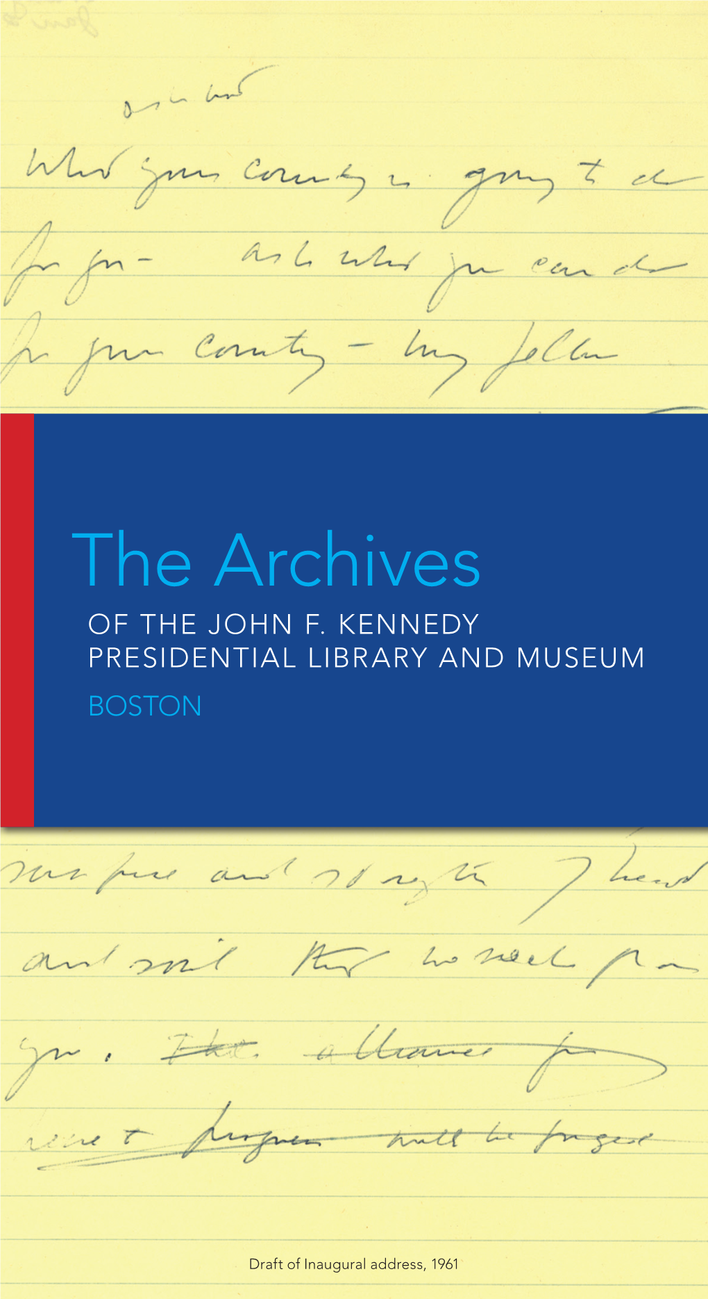 Archives Brochure V12p REV1.Indd 2 12/18/19 9:41 AM