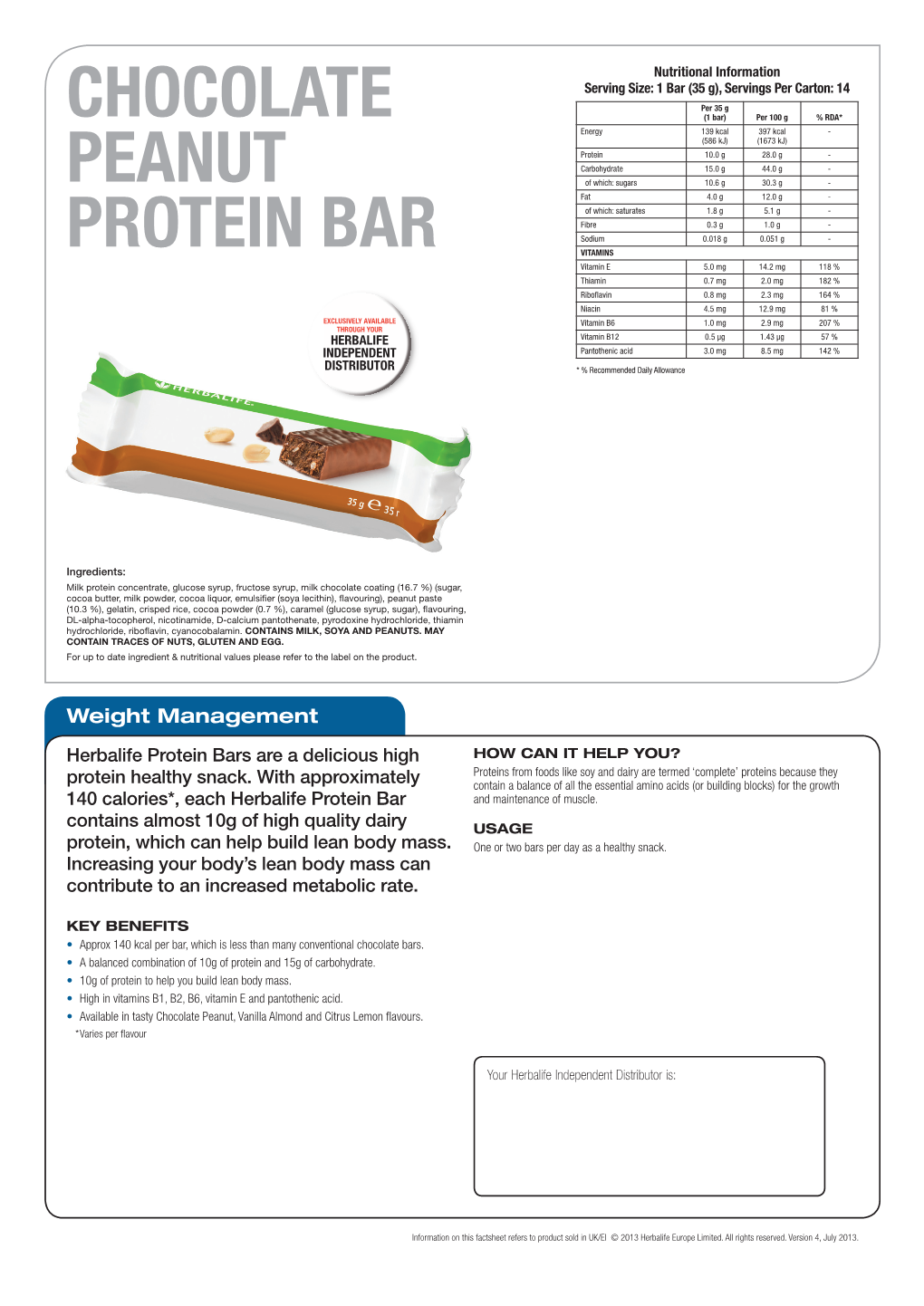 Protein Bars Are a Delicious High HOW CAN IT HELP YOU? Proteins from Foods Like Soy and Dairy Are Termed ‘Complete’ Proteins Because They Protein Healthy Snack