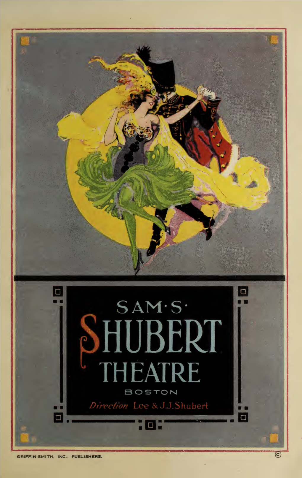 Shubert Theatre Balieff's Chauve-Souris Program