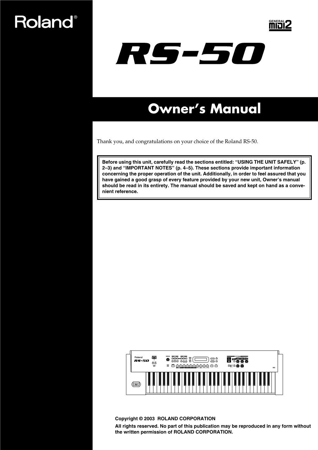 Owner's Manual