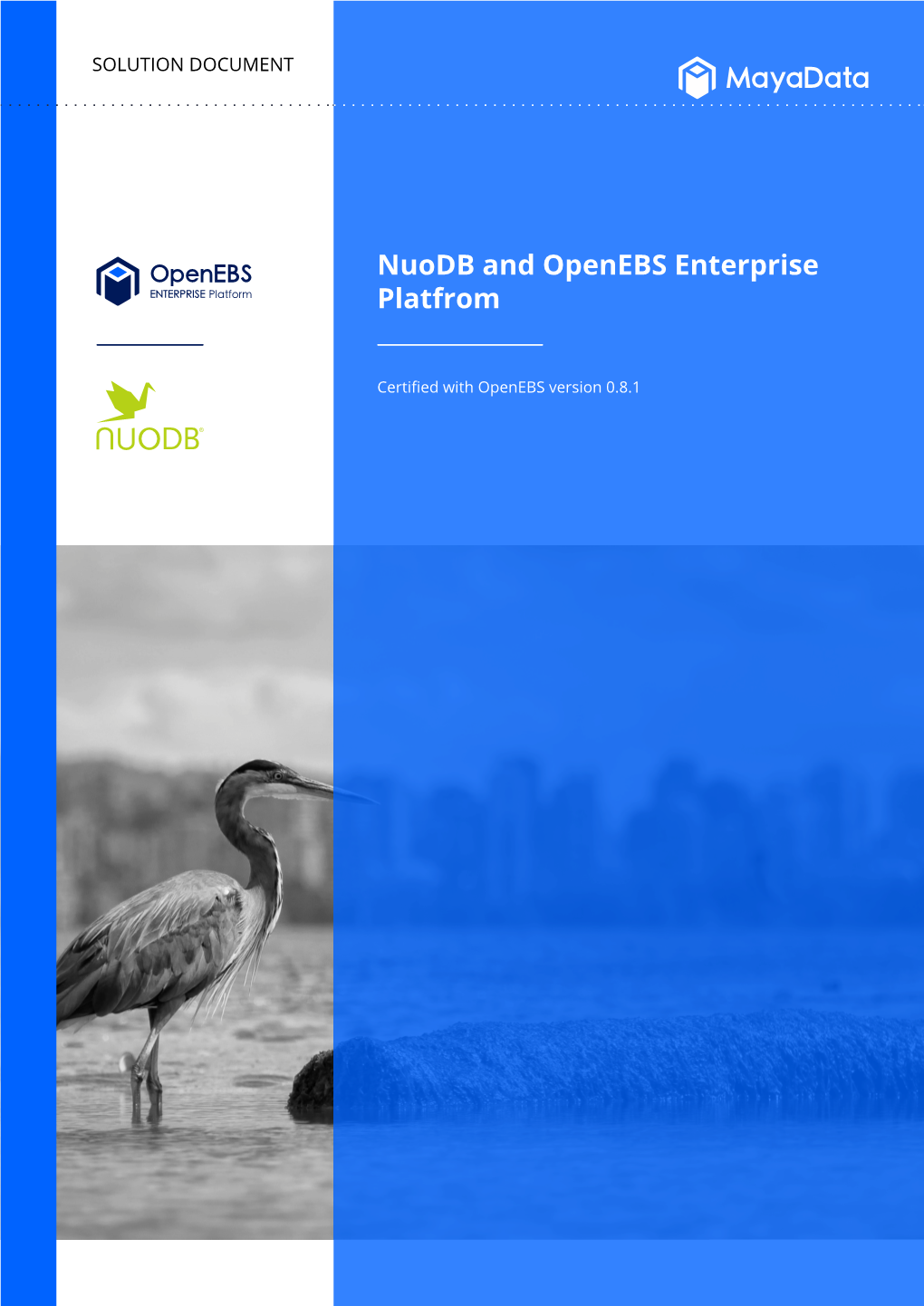 Nuodb and Openebs Enterprise Platfrom