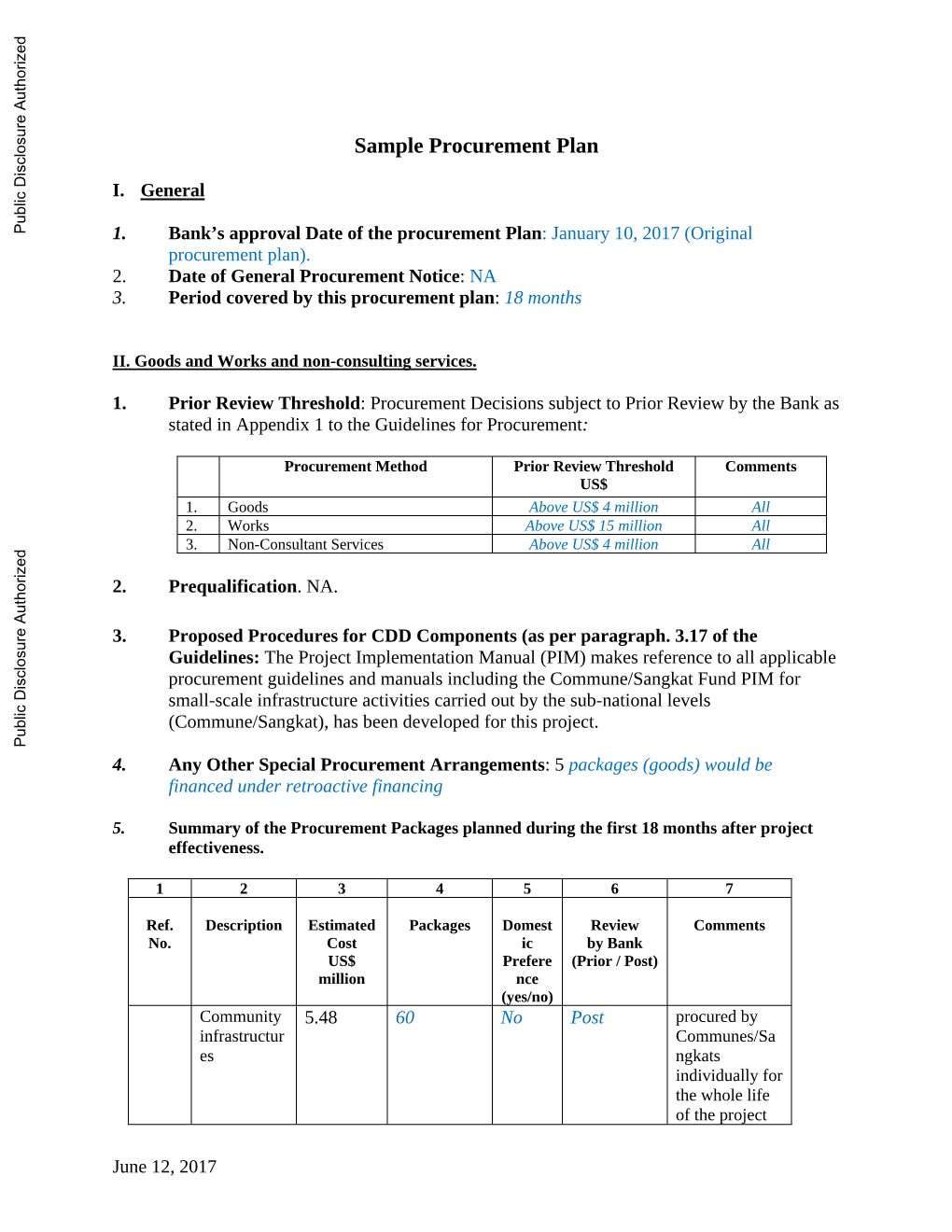 World Bank Document