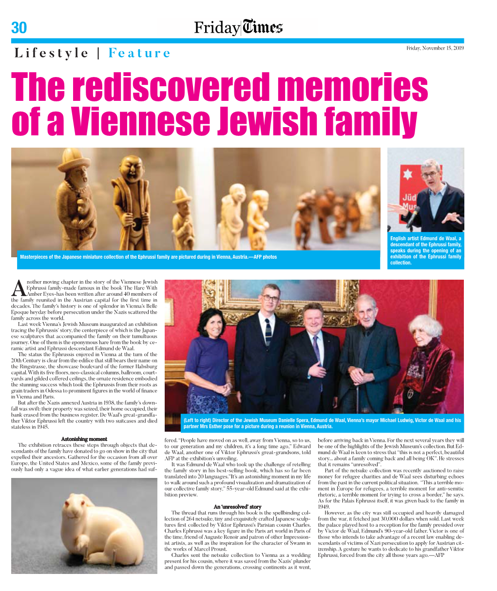 The Rediscovered Memories of a Viennese Jewish Family