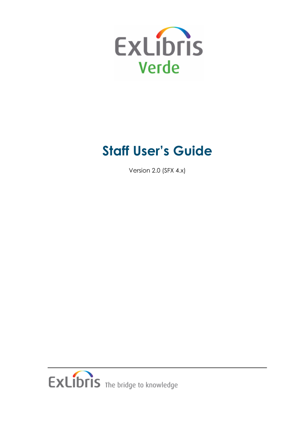 Verde Staff User's Guide