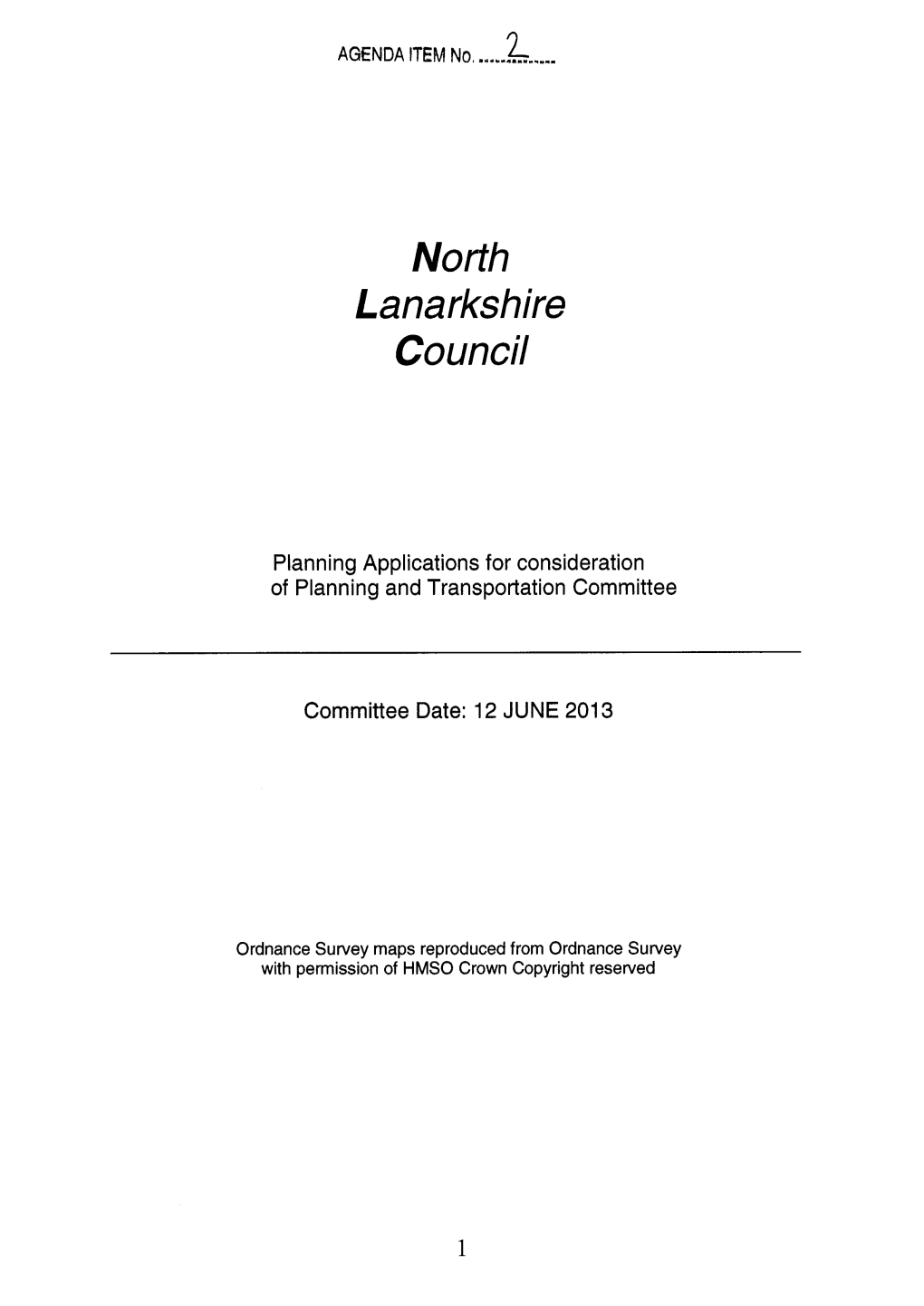 Planning Applications Index