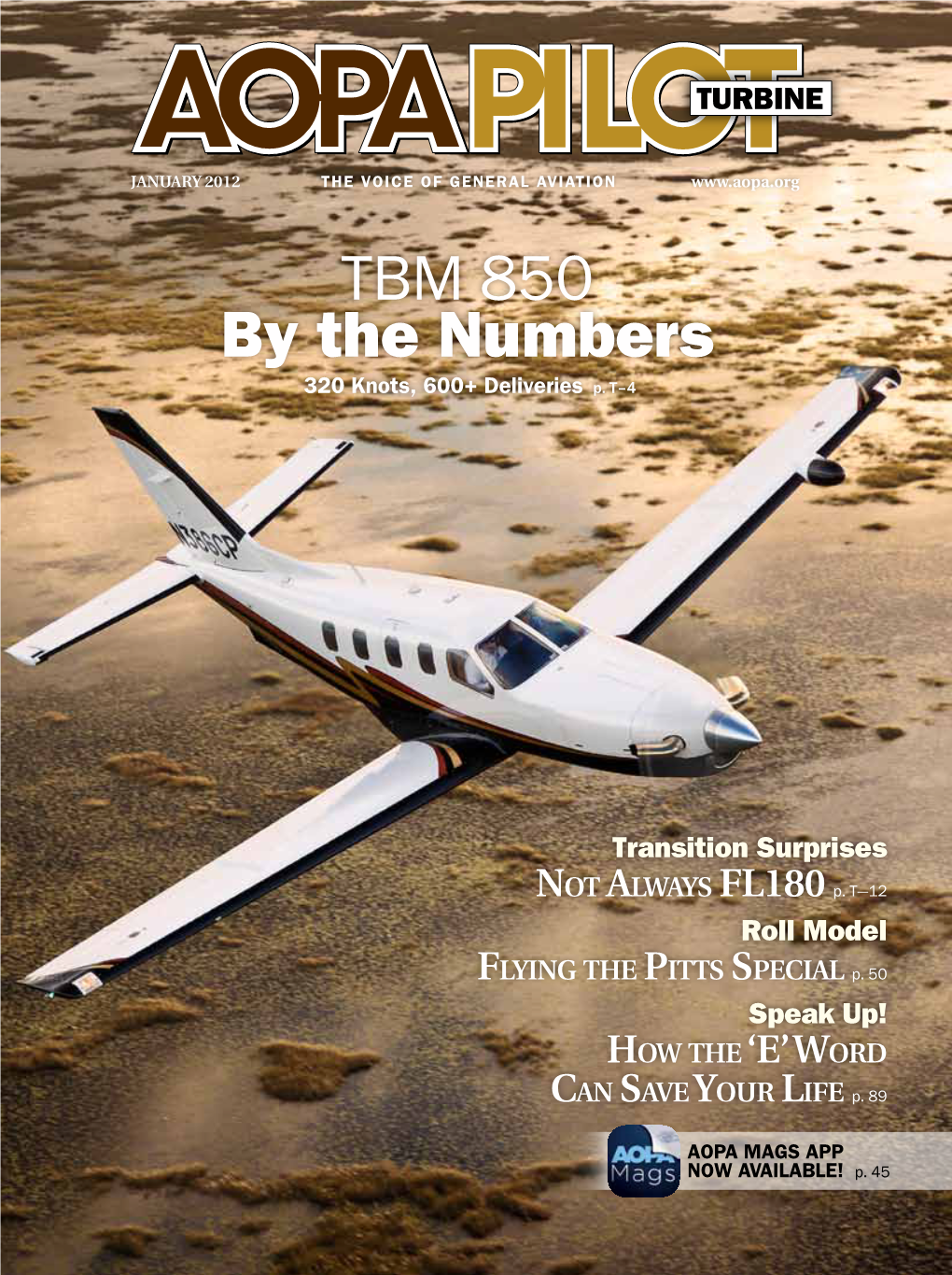 TBM 850 by the Numbers 320 Knots, 600+ Deliveries P