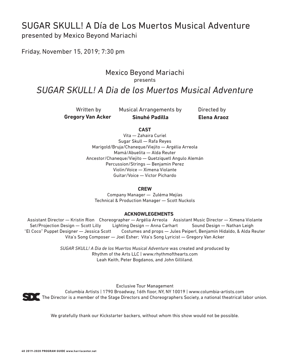 SUGAR SKULL! a Día De Los Muertos Musical Adventure SUGAR SKULL