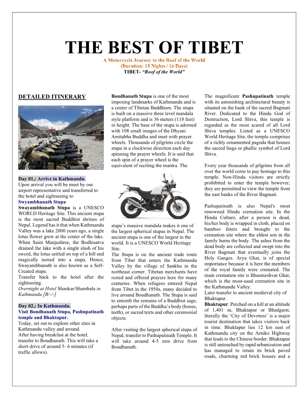 The Best of Tibet