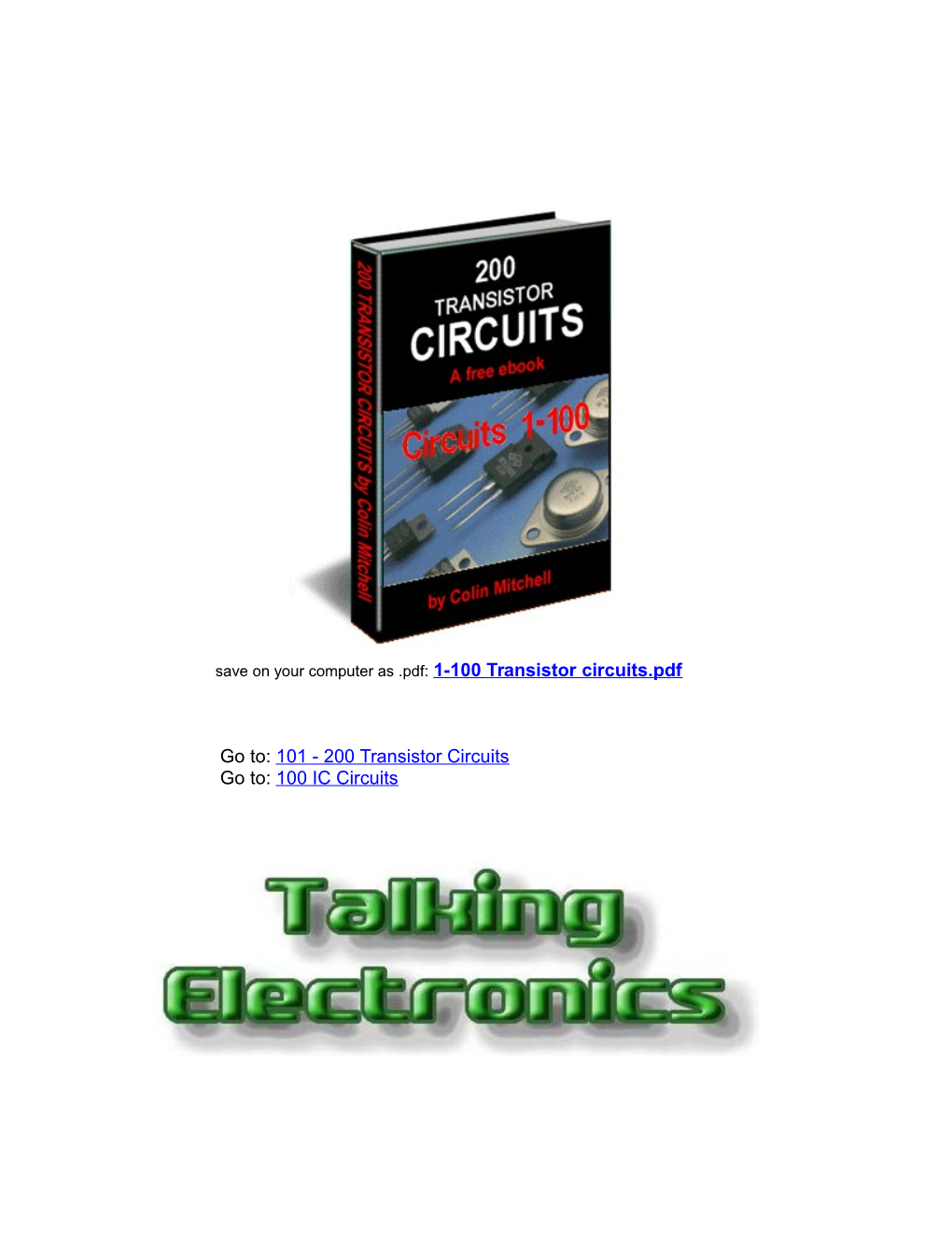 100 Transistor Circuits.Pdf