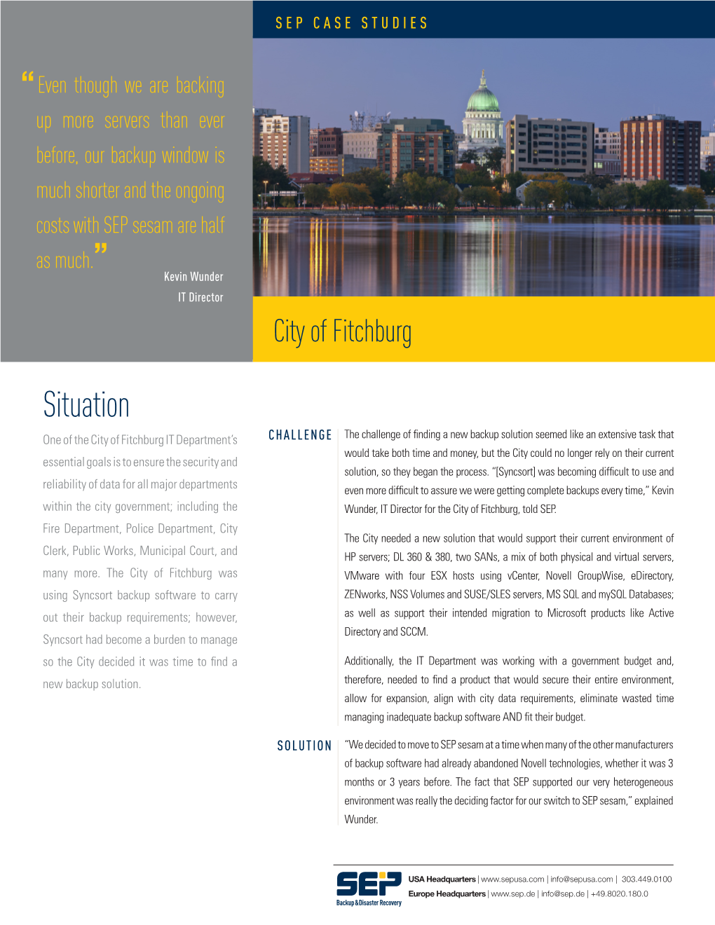 City of Fitchburg Case Study