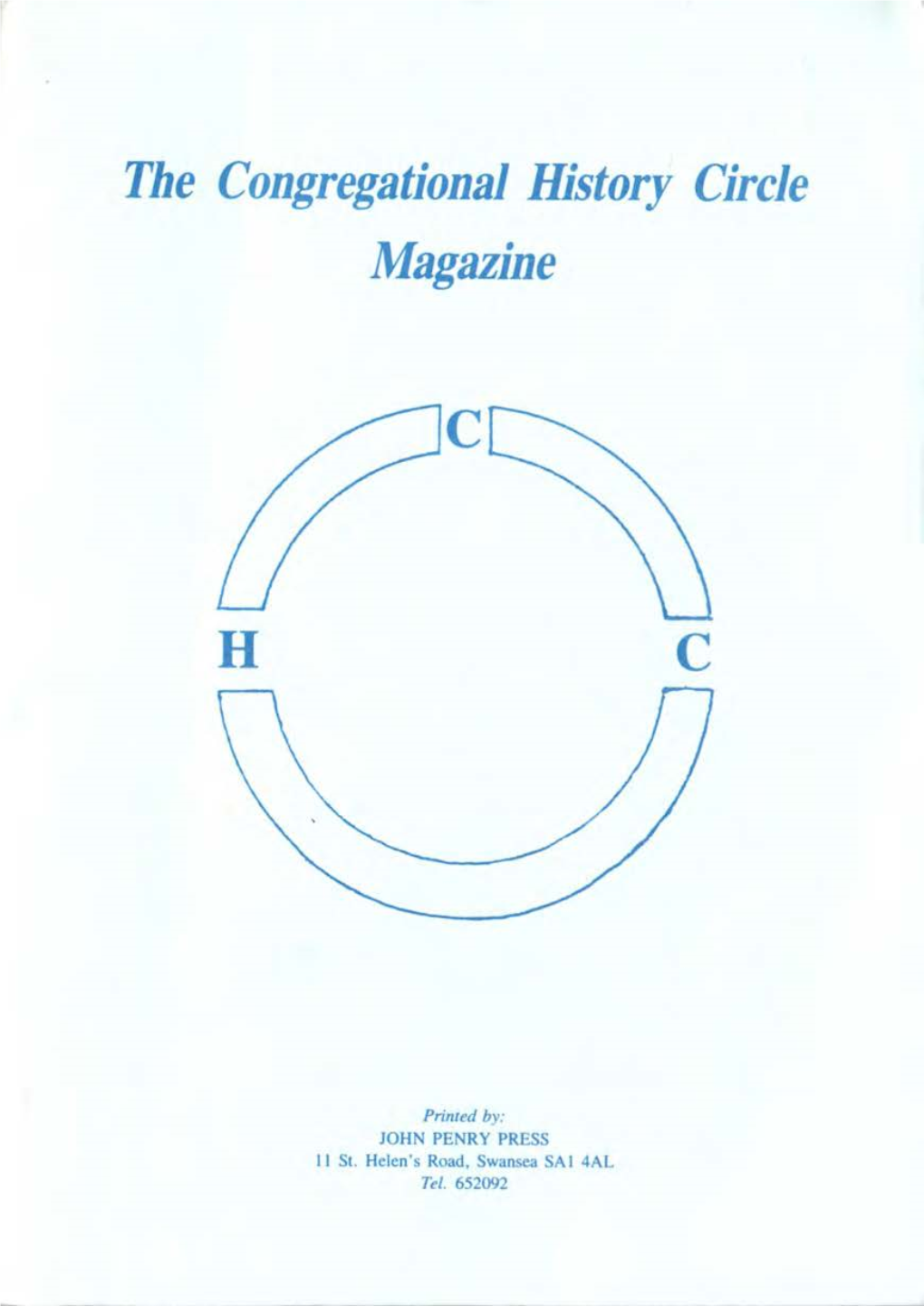 The Congregational History Circle Magazine