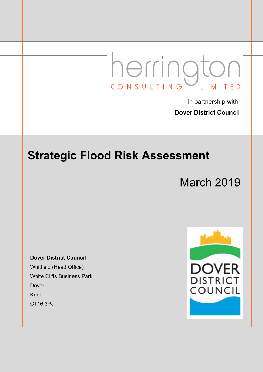 Strategic Flood Risk Assessment March 2019