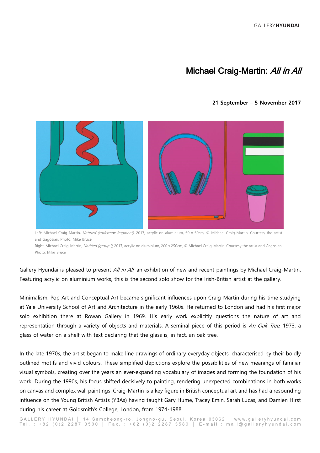 Michael Craig-Martin: All in All