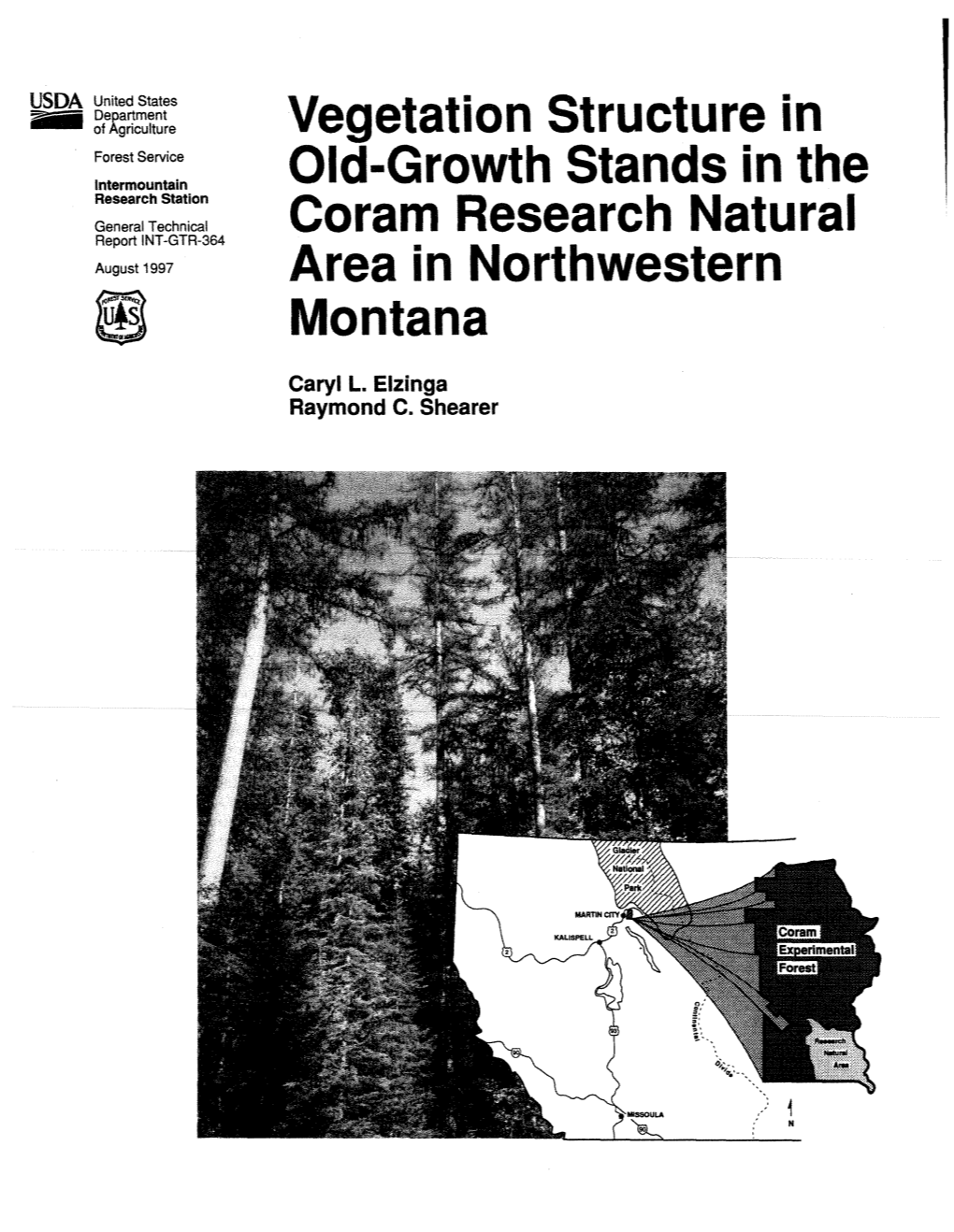 Vegetation Structure in Old-Growth Stands in the Coram Research Natural Area in Northwestern Montana