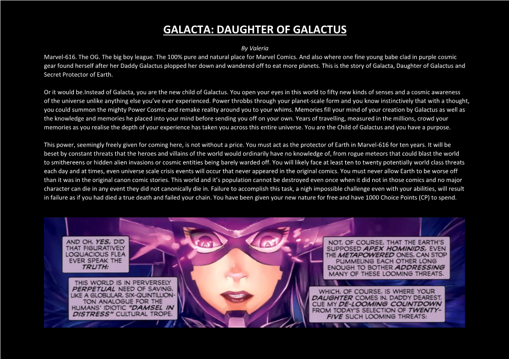 Galacta: Daughter of Galactus