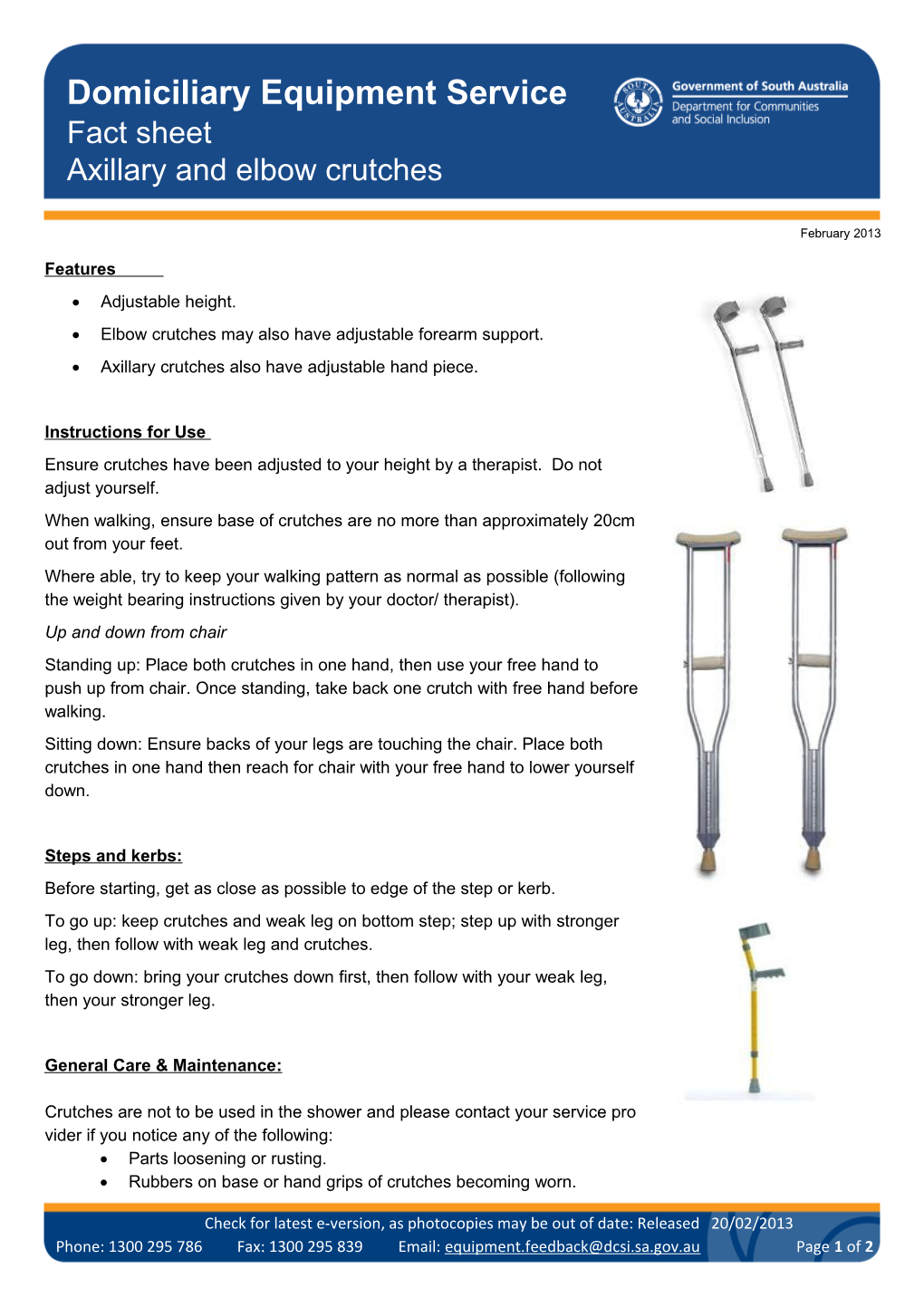 Domiciliary Equipment Service s2