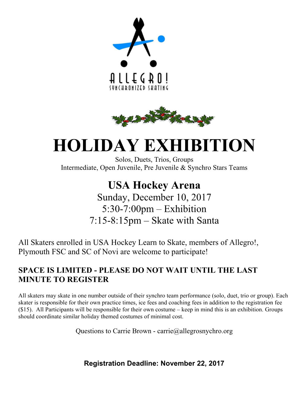 Holiday Exhibition