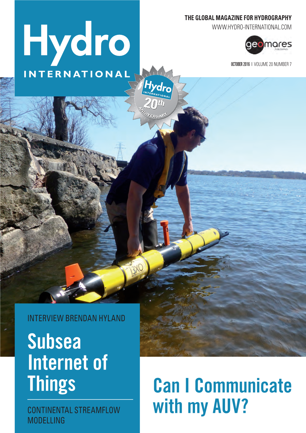 Subsea Internet of Things Can I Communicate CONTINENTAL STREAMFLOW with My AUV? MODELLING