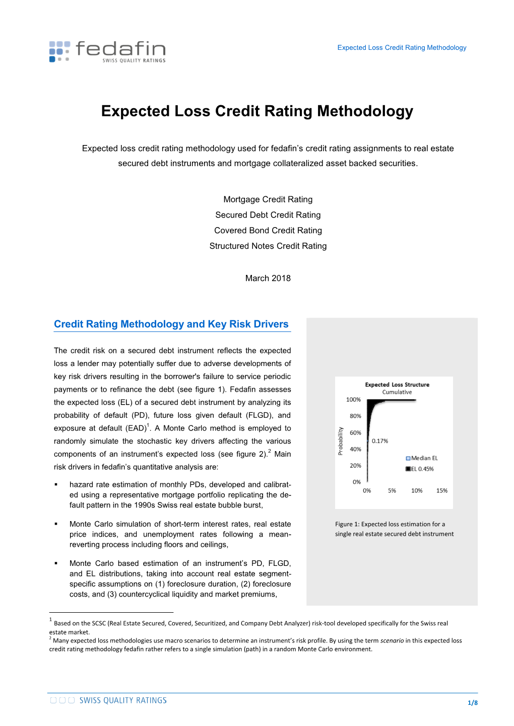 Expected Loss Credit Rating Methodology