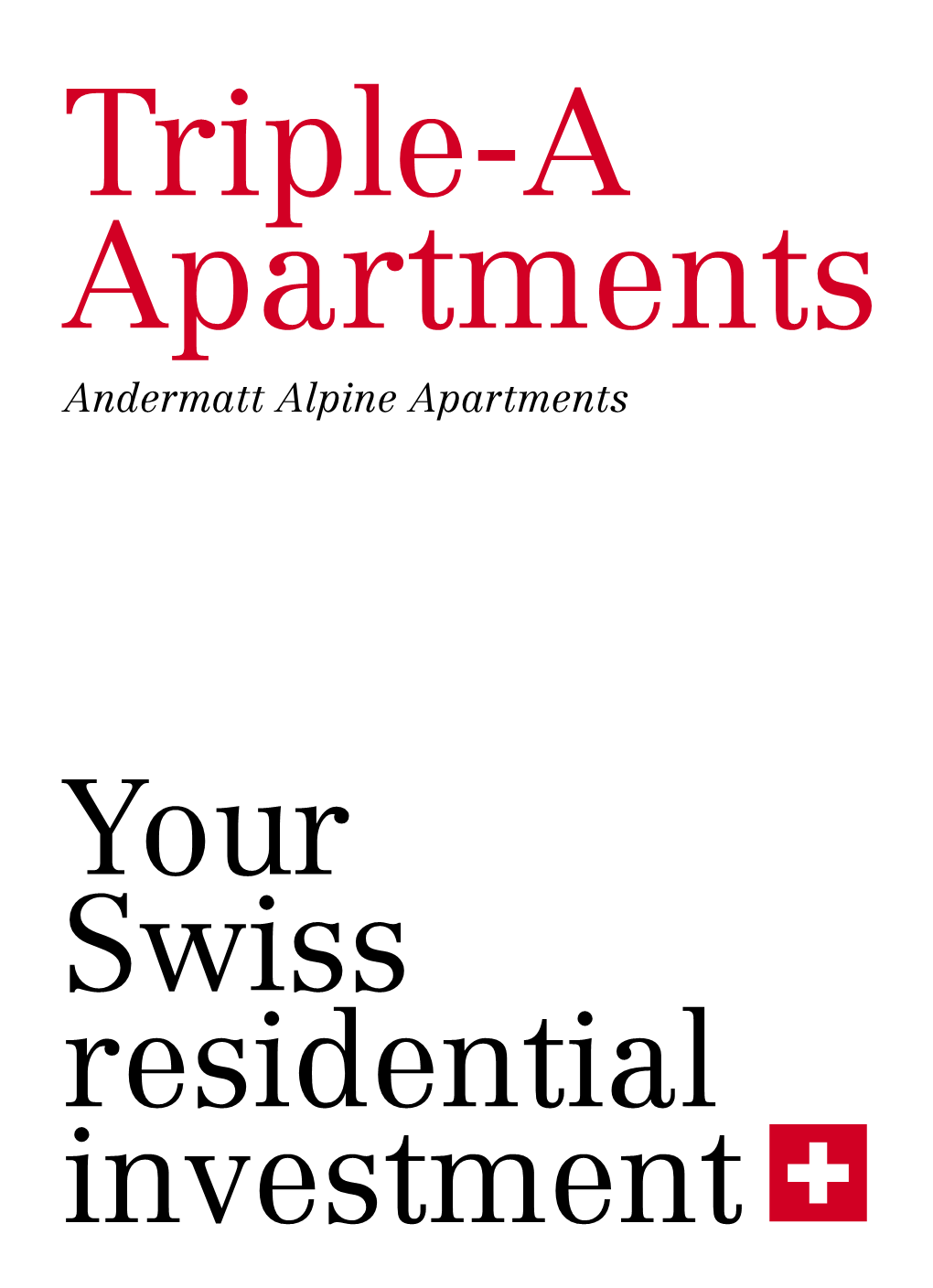 Andermatt Alpine Apartments