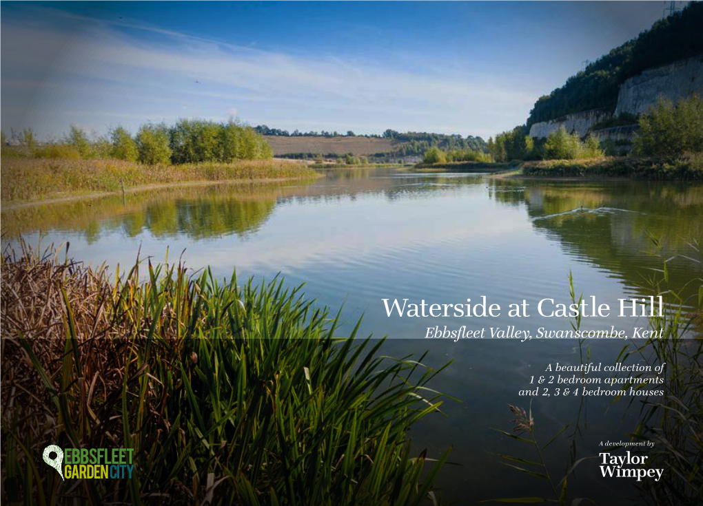 Waterside at Castle Hill Ebbsfleet Valley, Swanscombe, Kent
