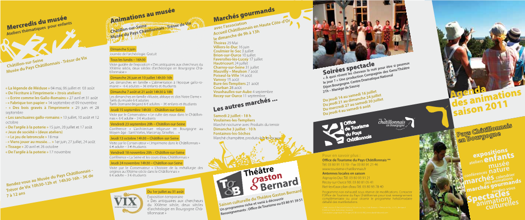 Agenda Des Animations Saison 2011