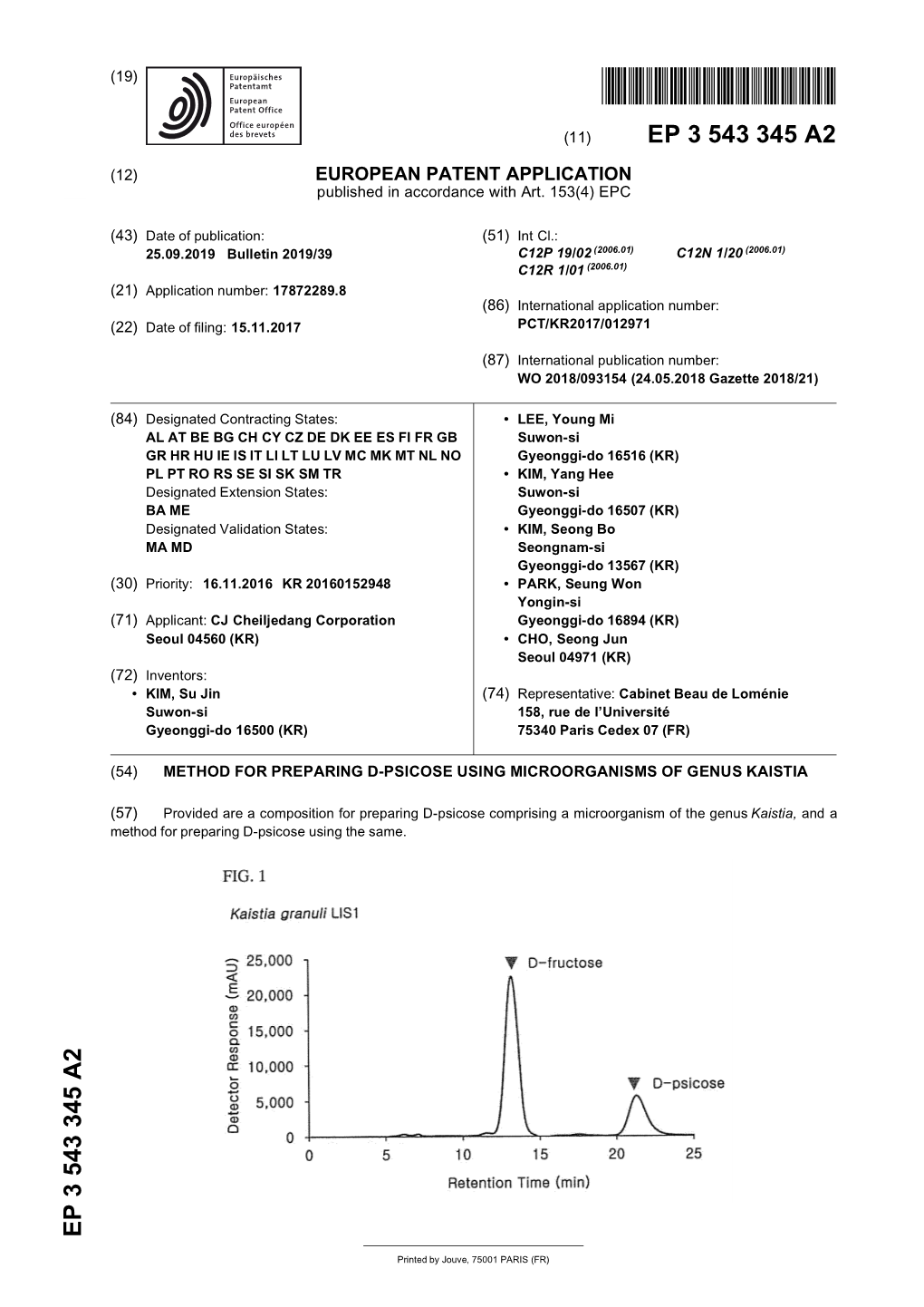 Method for Preparing D-Psicose Using Microorganisms of Genus Kaistia