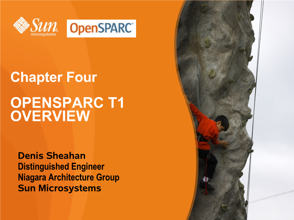 Opensparc T1 Overview