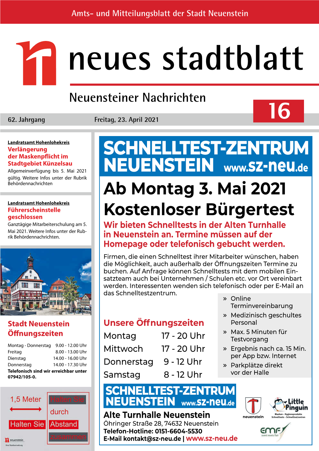 Schnelltest-Zentrum Neuenstein