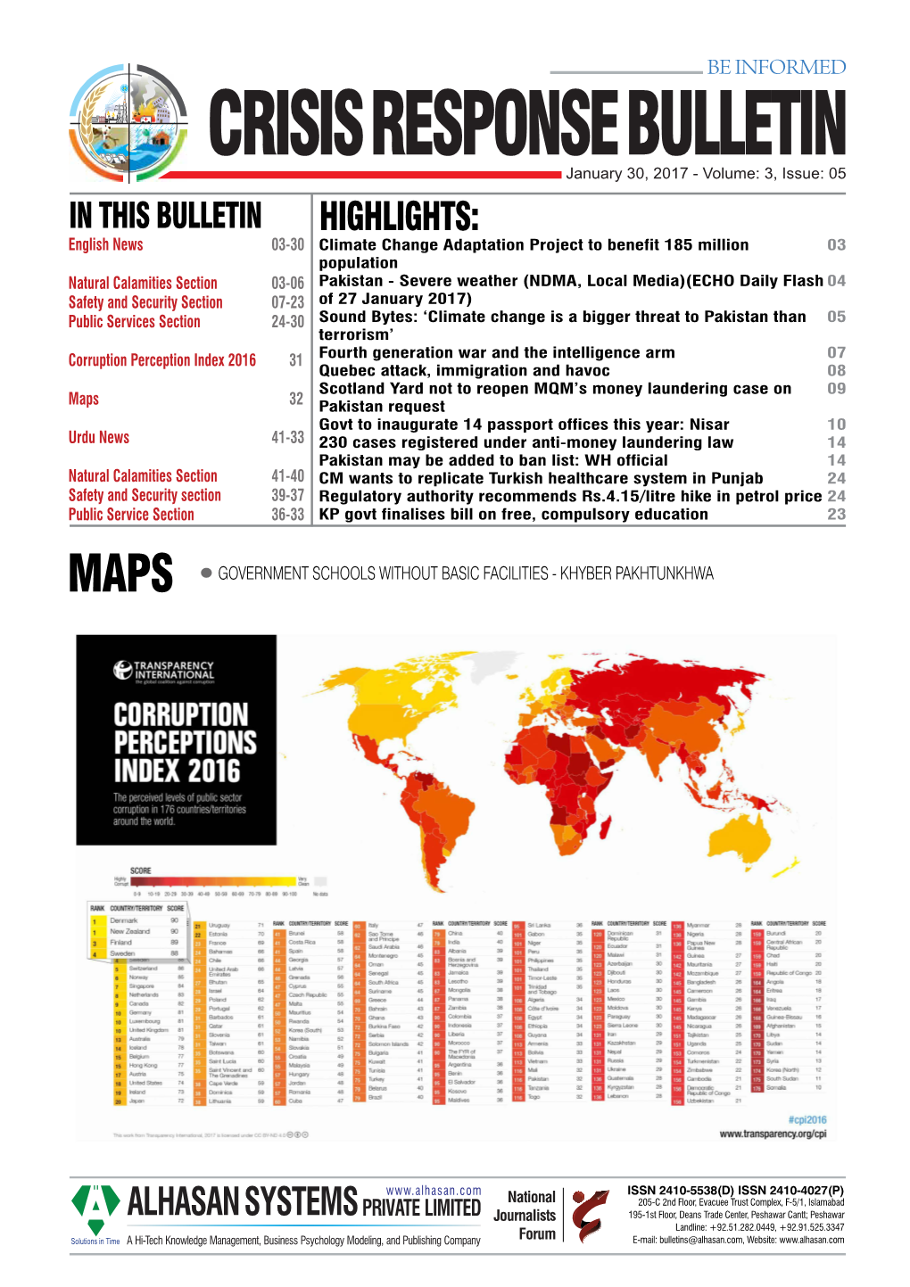 Crisis Response Bulletin Page 1-16