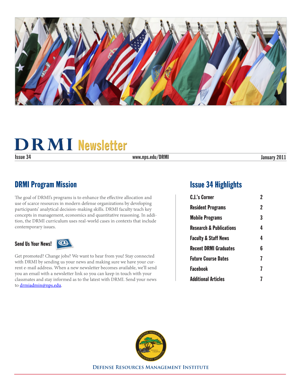 Newsletter Issue 34 January 2011