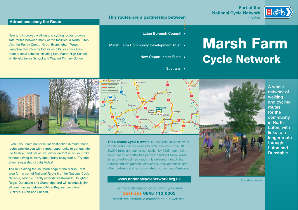 Marsh Farm Walking and Cycling Routes (Luton)