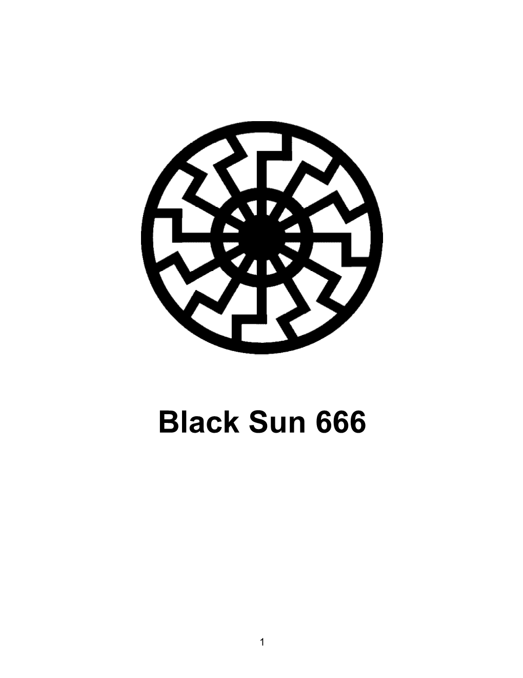 Black Sun 666