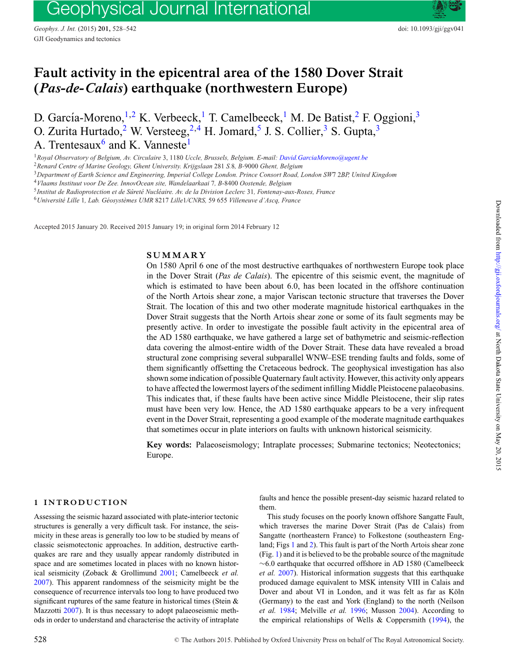 Geophysical Journal International