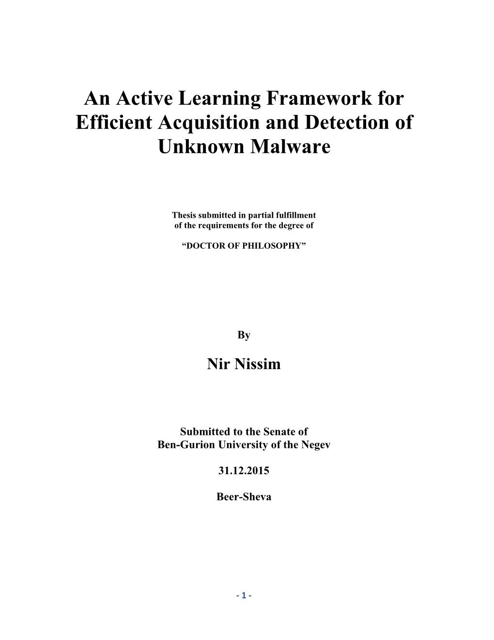 An Active Learning Framework for Efficient Acquisition and Detection of Unknown Malware
