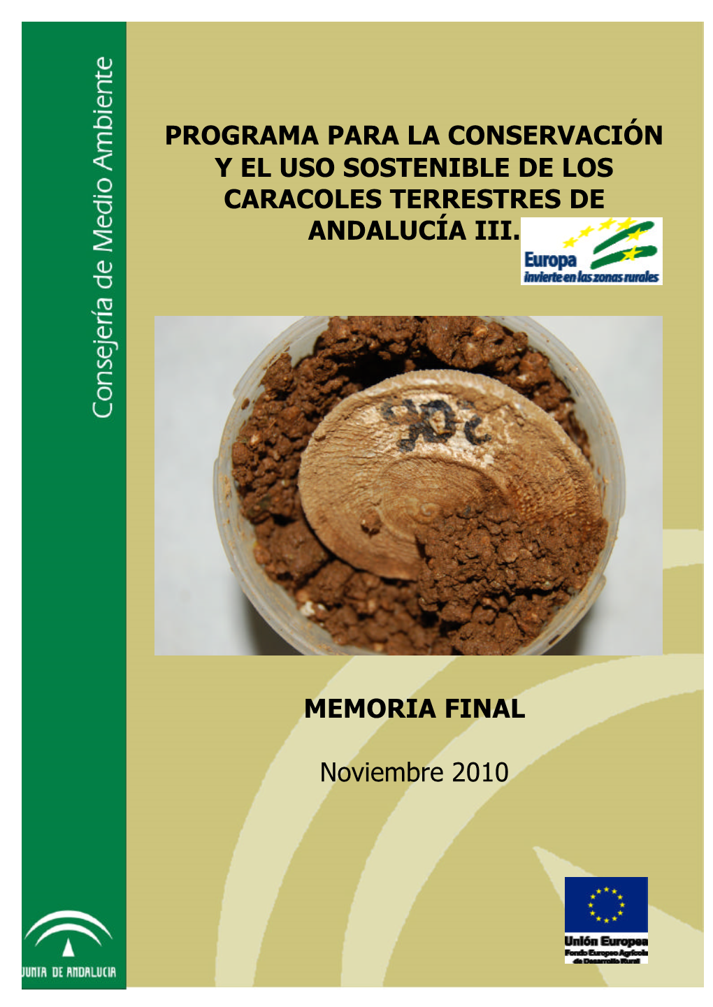 Memoria Final Del Programa Para La Conservación