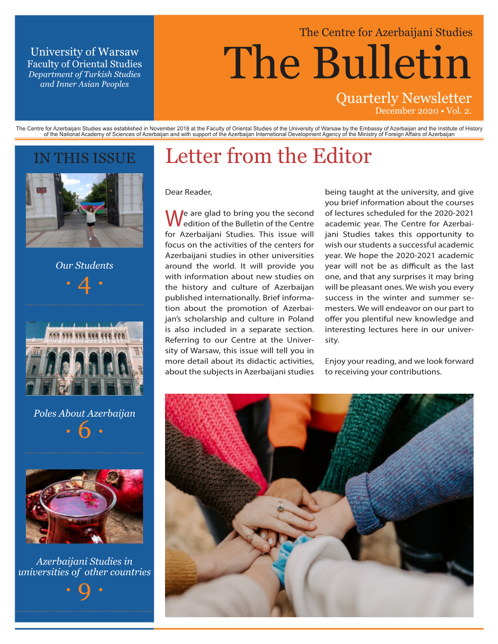 The Bulletin Quarterly Newsletter December 2020 • Vol