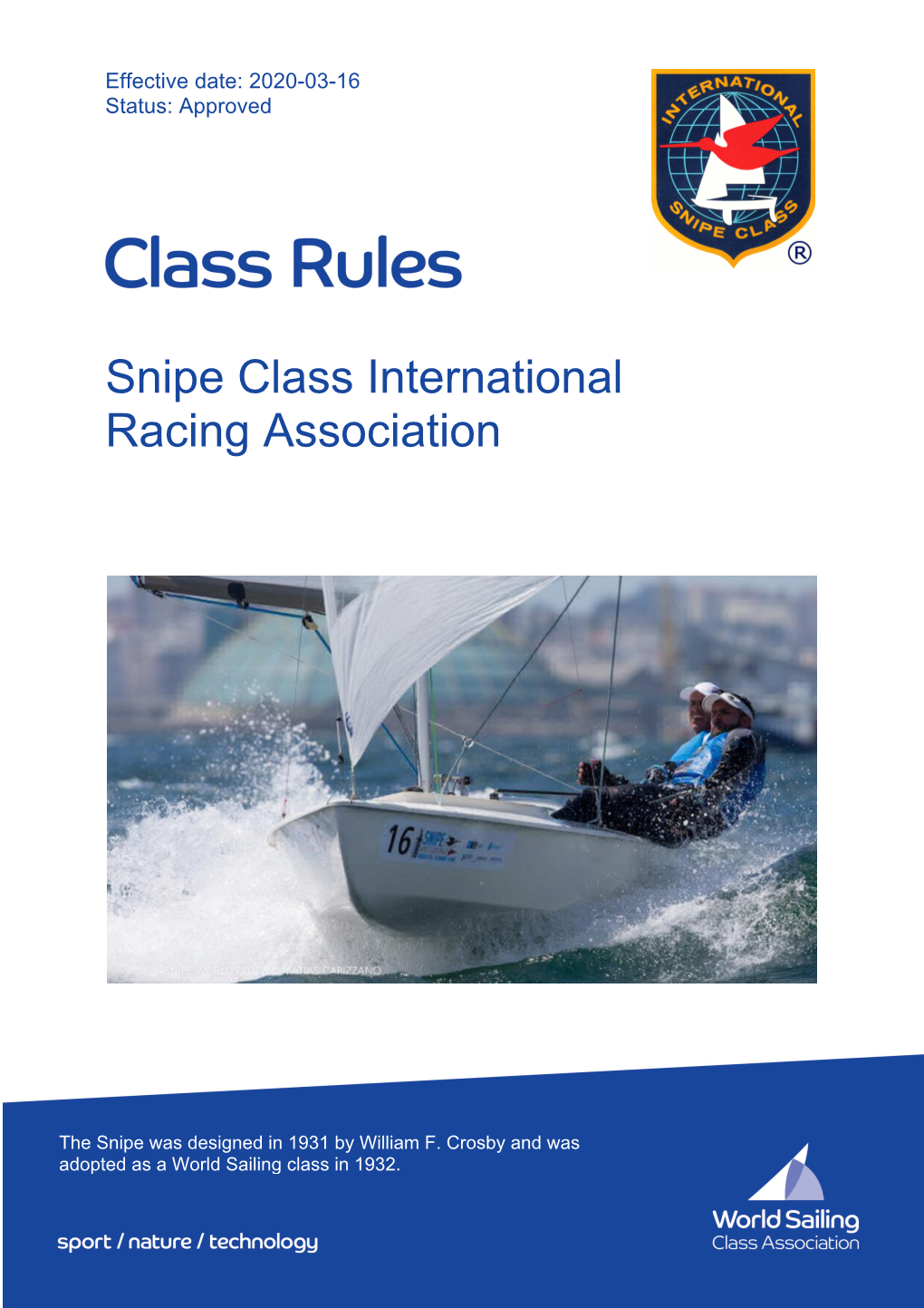 Snipe Class International Racing Association