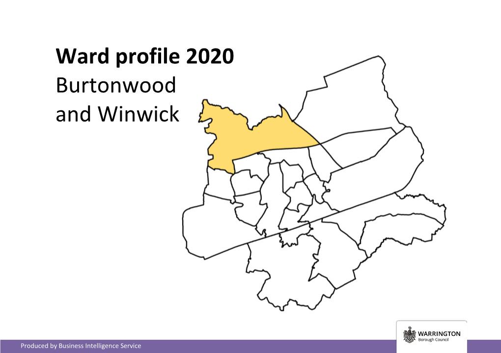Ward Profile 2020 Burtonwood and Winwick