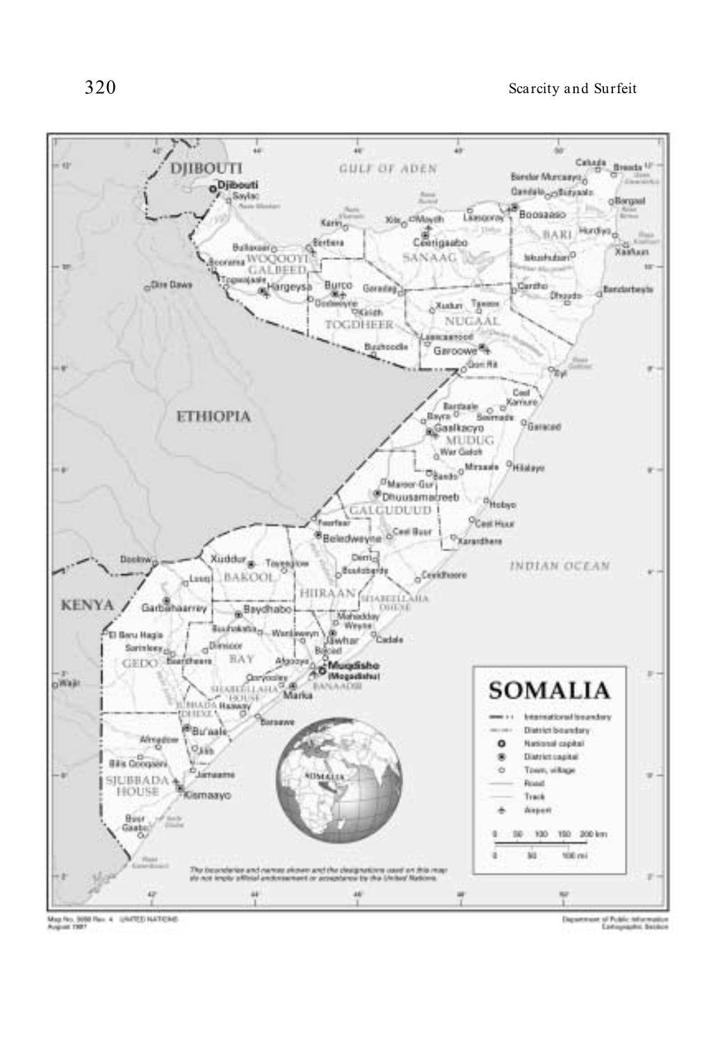Scarcity and Surfeit Chapter Seven Deegaan, Politics and War in Somalia