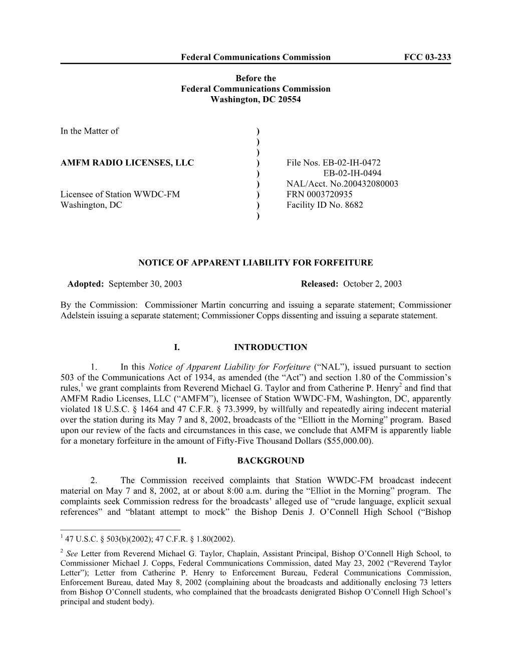 FCC-03-233A1.Pdf