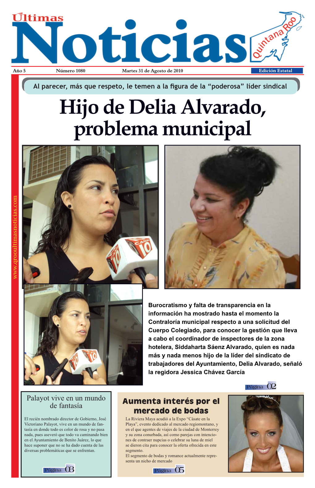 Hijo De Delia Alvarado, Problema Municipal