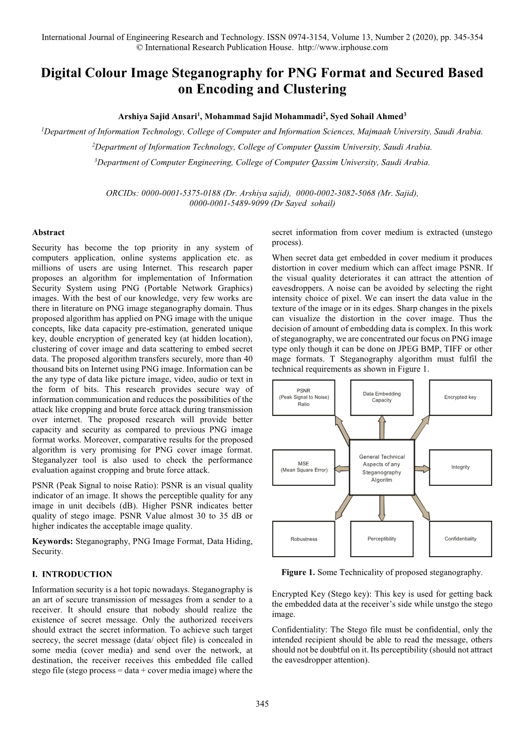 Digital Colour Image Steganography for PNG Format and Secured Based on Encoding and Clustering