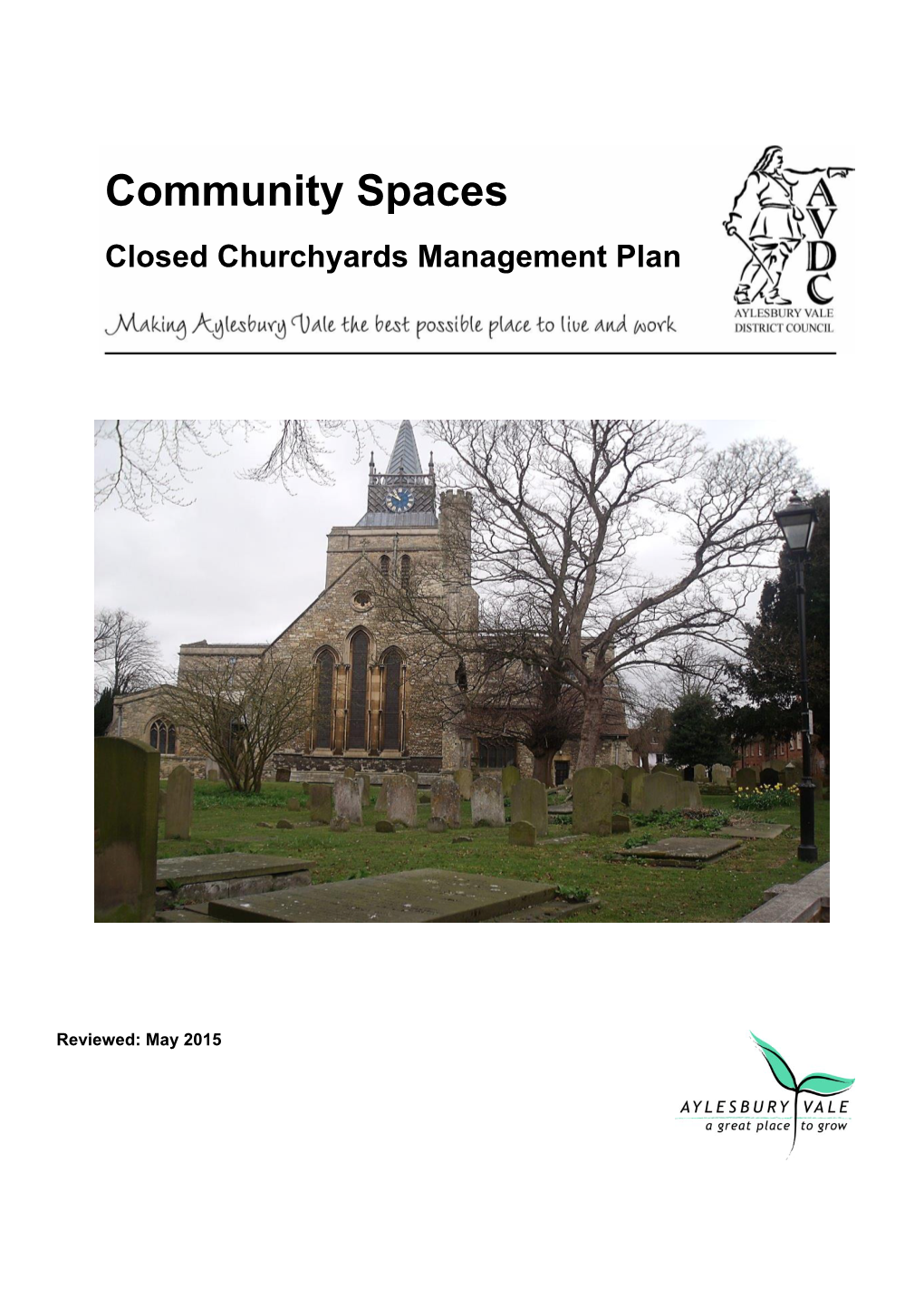 Closed Churchyards Management Plan